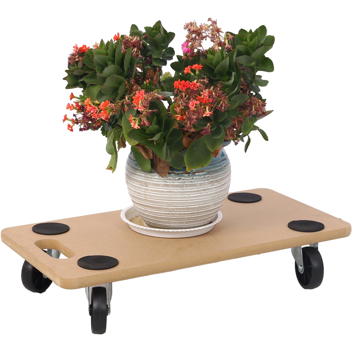 Furniture Moving Dolly, Heavy Duty Wood Rolling Mover with Wheels for Piano Couch Fridge Heavy Items, Securely Holds 500 Lbs (4pcs 22.8" x11.2" Platform) image 5