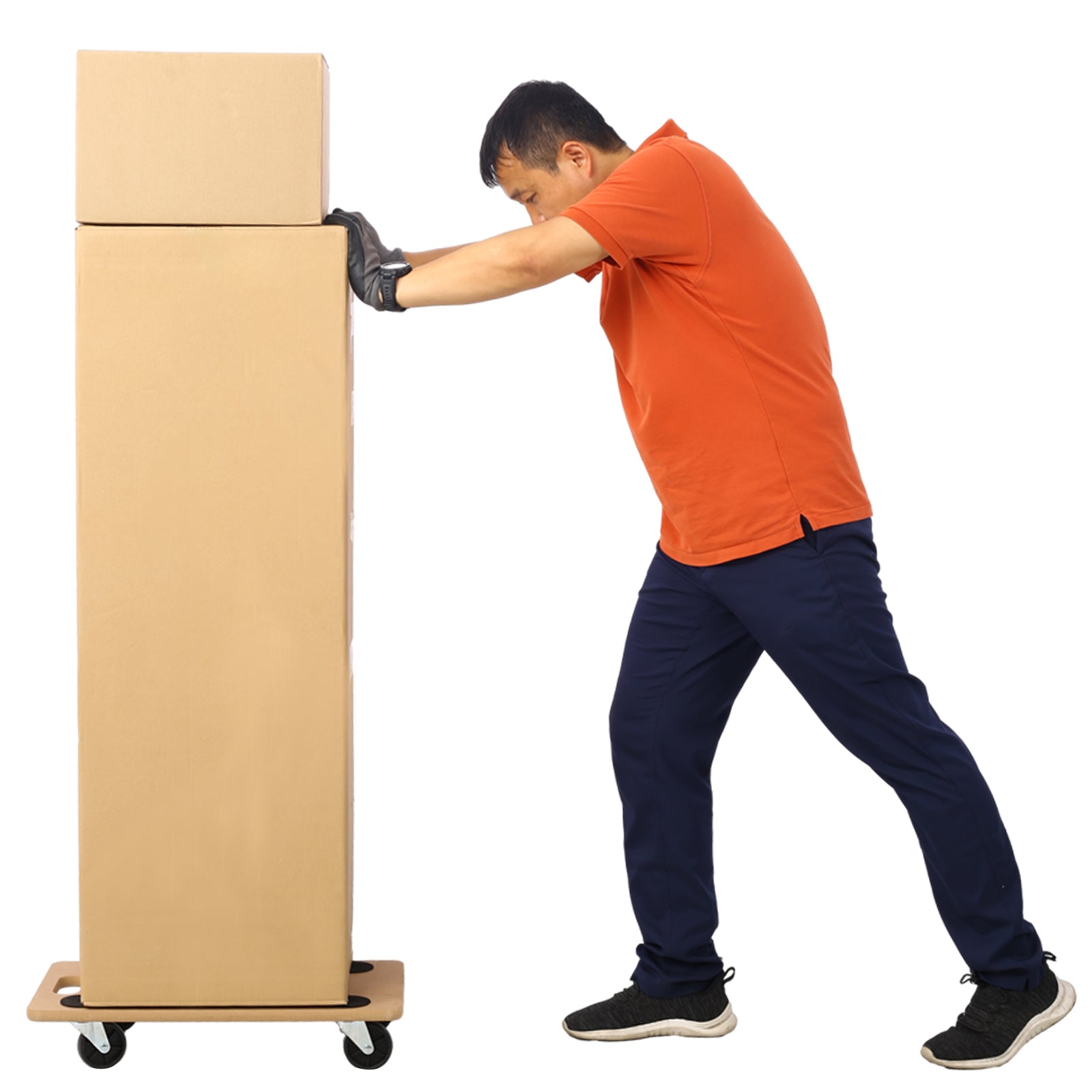 Furniture Moving Dolly, Heavy Duty Wood Rolling Mover with Wheels for Piano Couch Fridge Heavy Items, Securely Holds 500 Lbs (4pcs 22.8" x11.2" Platform) image 11