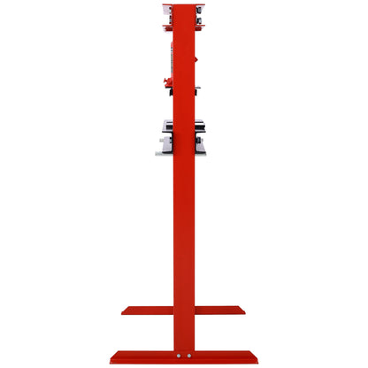 Hydraulic Shop Press,12-Ton Capacity, Floor Mount,with Press Plates, H-Frame Garage Floor Press, Adjustable Working Table Height,red image 12