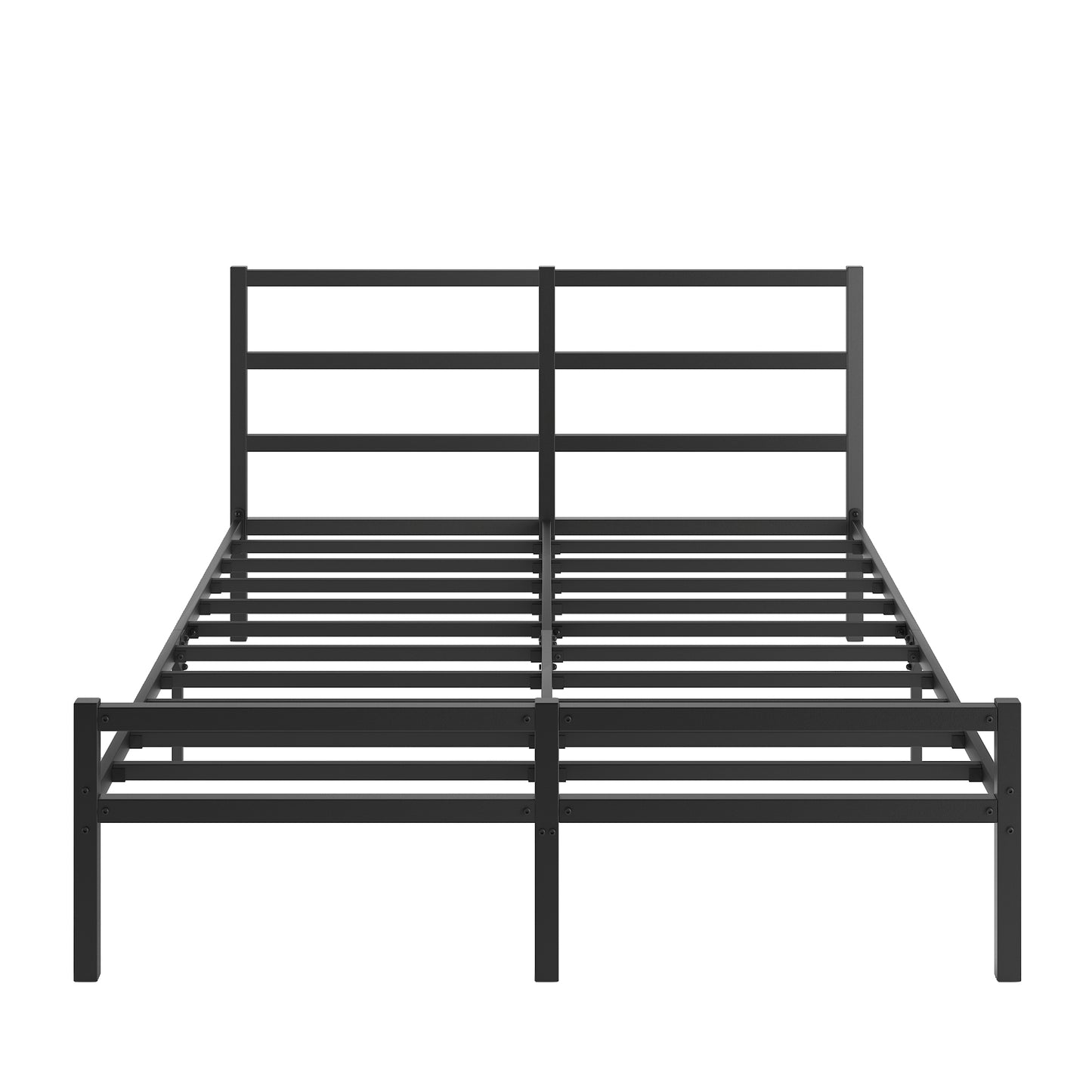 Metal Platform Bed frame with Headboard, Sturdy Metal Frame, No Box Spring Needed(Full) image 4