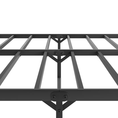 Metal Platform Bed frame with Headboard, Sturdy Metal Frame, No Box Spring Needed(Full) image 7