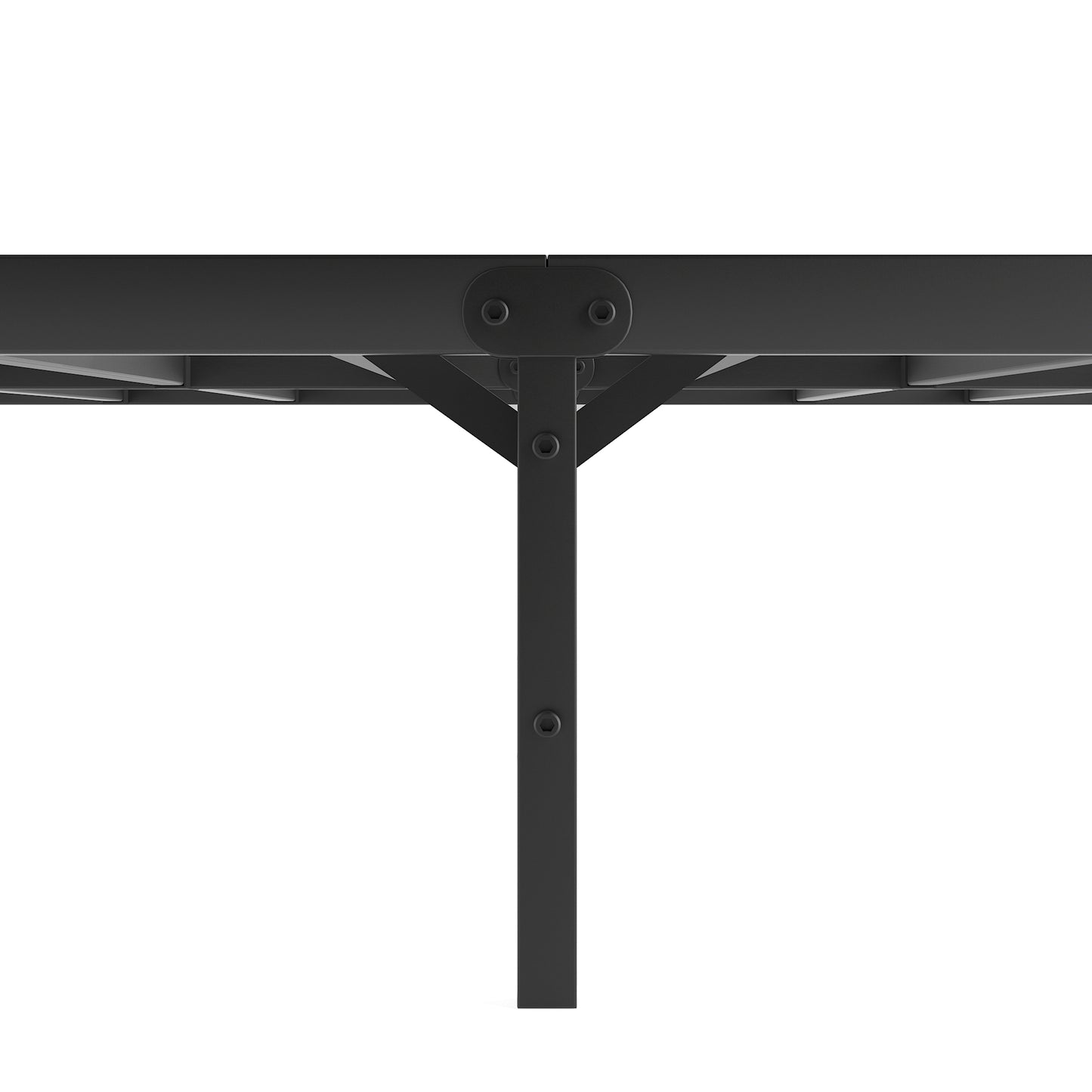 Metal Platform Bed frame with Headboard, Sturdy Metal Frame, No Box Spring Needed(Full) image 6