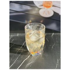 Rainbow Diamond Acrylic Glasses Drinking Set of 4 Hi Ball (17oz), Plastic Drinking Glasses, BPA Free Cocktail Glasses, Drinkware Set, Drinking Water Glasses
