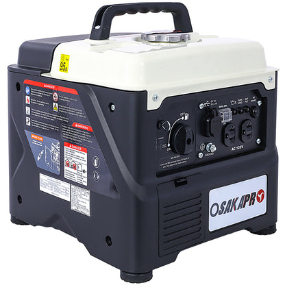 Portable Inverter Generator,1200W ultra-quiet gas engine, EPA Compliant, Eco-Mode Feature, Ultra Lightweight for Backup Home Use & Camping image 4