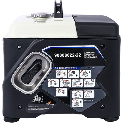 Portable Inverter Generator,1200W ultra-quiet gas engine, EPA Compliant, Eco-Mode Feature, Ultra Lightweight for Backup Home Use & Camping image 9