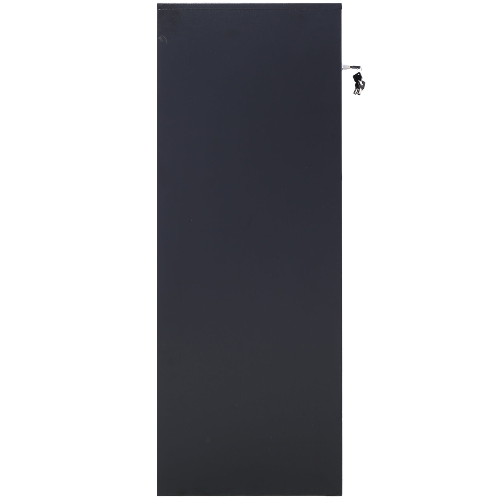 Large Steel Freestanding Floor Parcel Package Drop with Locking Letterbox Drop Mail Box with Multi Compartments, Black image 10