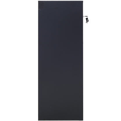 Large Steel Freestanding Floor Parcel Package Drop with Locking Letterbox Drop Mail Box with Multi Compartments, Black image 10