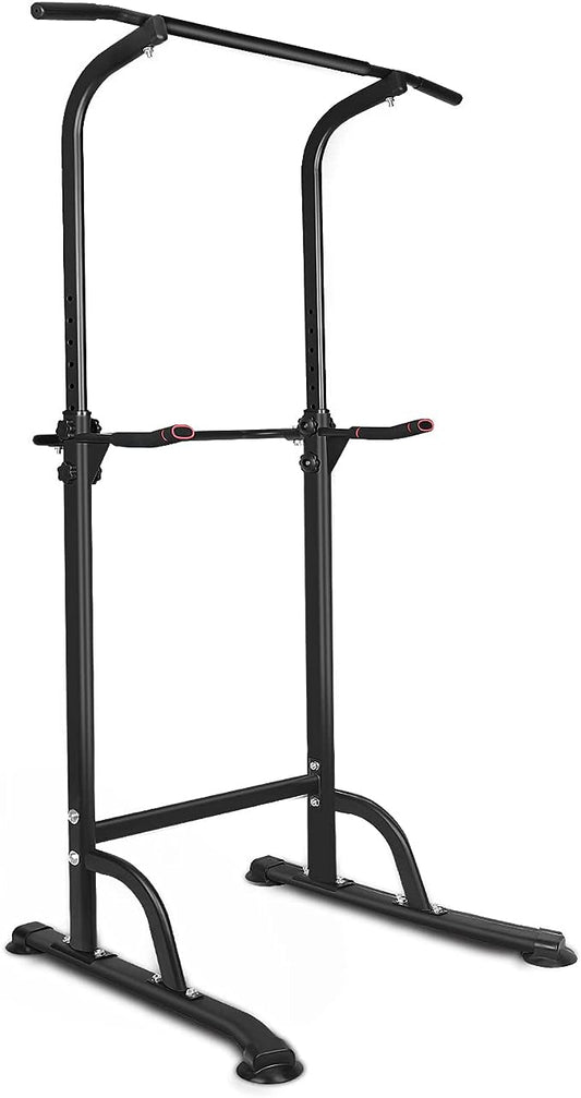 Sport Power Tower Workout Dip Station Pull Up Bar - Full view