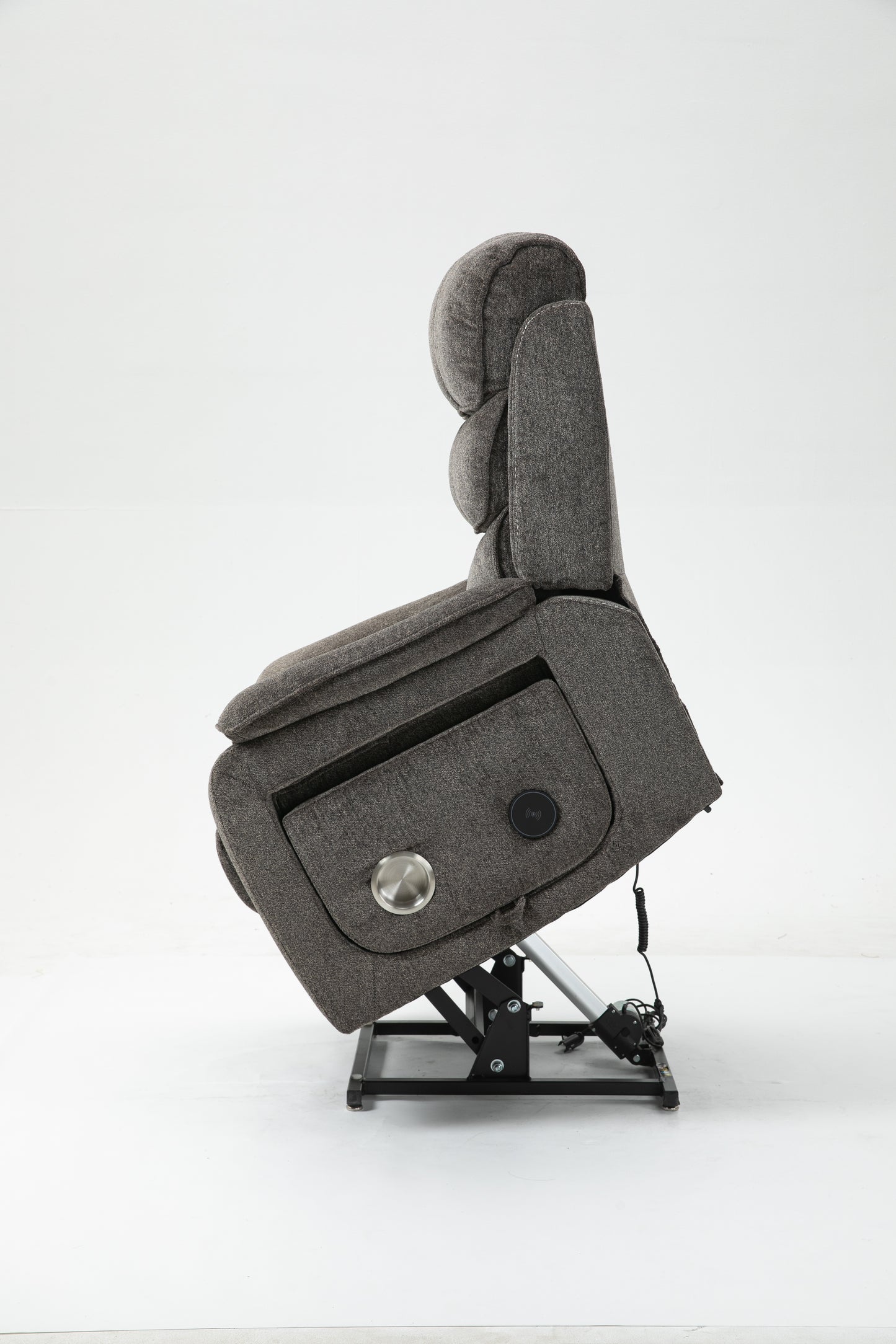 Lounge chair lift chair relax sofa chair sitting room furniture sitting room power supply elderly electric lounge chair (180 degree lying flat) image 5