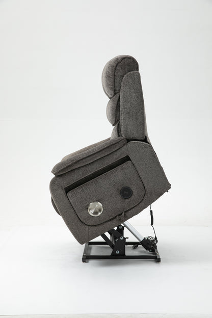 Lounge chair lift chair relax sofa chair sitting room furniture sitting room power supply elderly electric lounge chair (180 degree lying flat) image 5