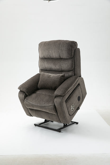 Lounge chair lift chair relax sofa chair sitting room furniture sitting room power supply elderly electric lounge chair (180 degree lying flat) image 2
