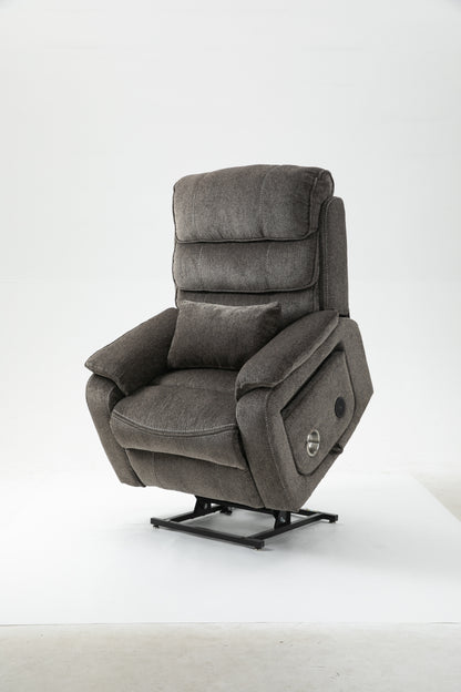 Lounge chair lift chair relax sofa chair sitting room furniture sitting room power supply elderly electric lounge chair (180 degree lying flat) image 1
