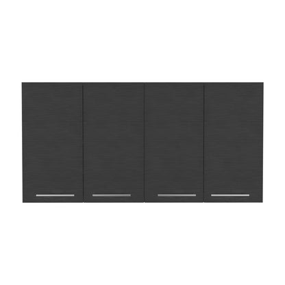 Kitchen Cabinet Durham, Four Doors, Black Wengue Finish image 7