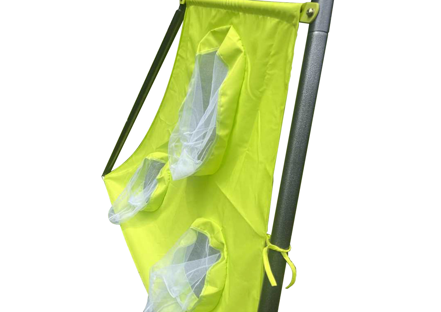 XNS052 green and blue interesting six function swingset with net swing metal plastic safe swing set 440lbs for outdoor playground for age 3+ with 31.5in net swing image 4