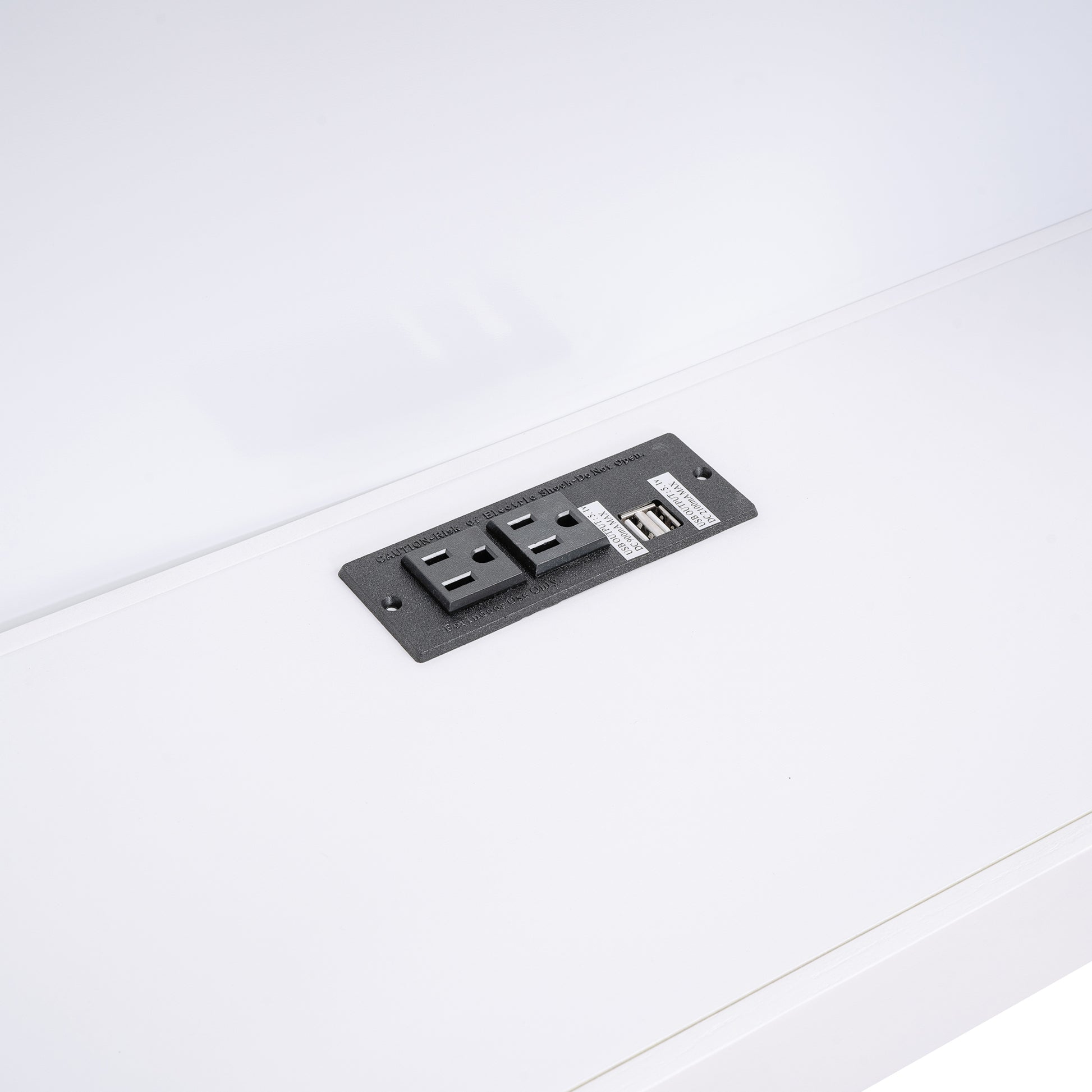 Twin Size Daybed with Trundle, Storage Cabinets and USB Ports, White image 7