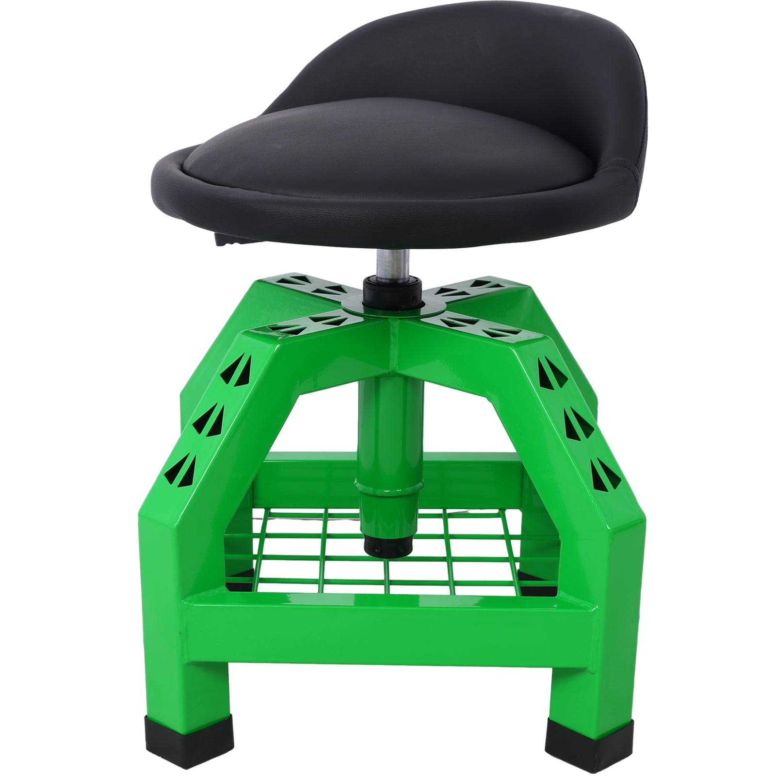 Pneumatic 360 Degree Swivel Stool, Mechanics Rolling Creeper Seat, Heavy Duty Rolling Mechanics Stool, Shop Stool with Casters green image 4