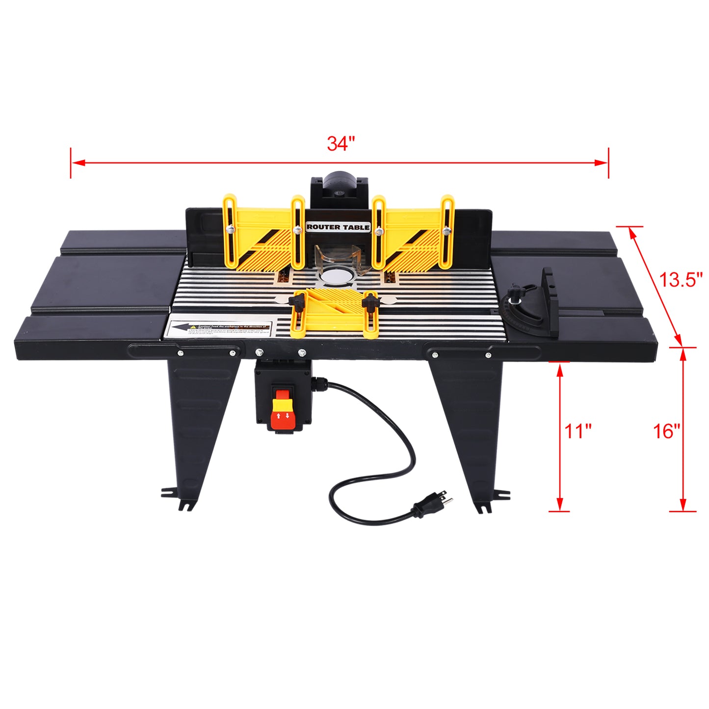 Electric Benchtop Router Table Wood Working Tool,black image 5