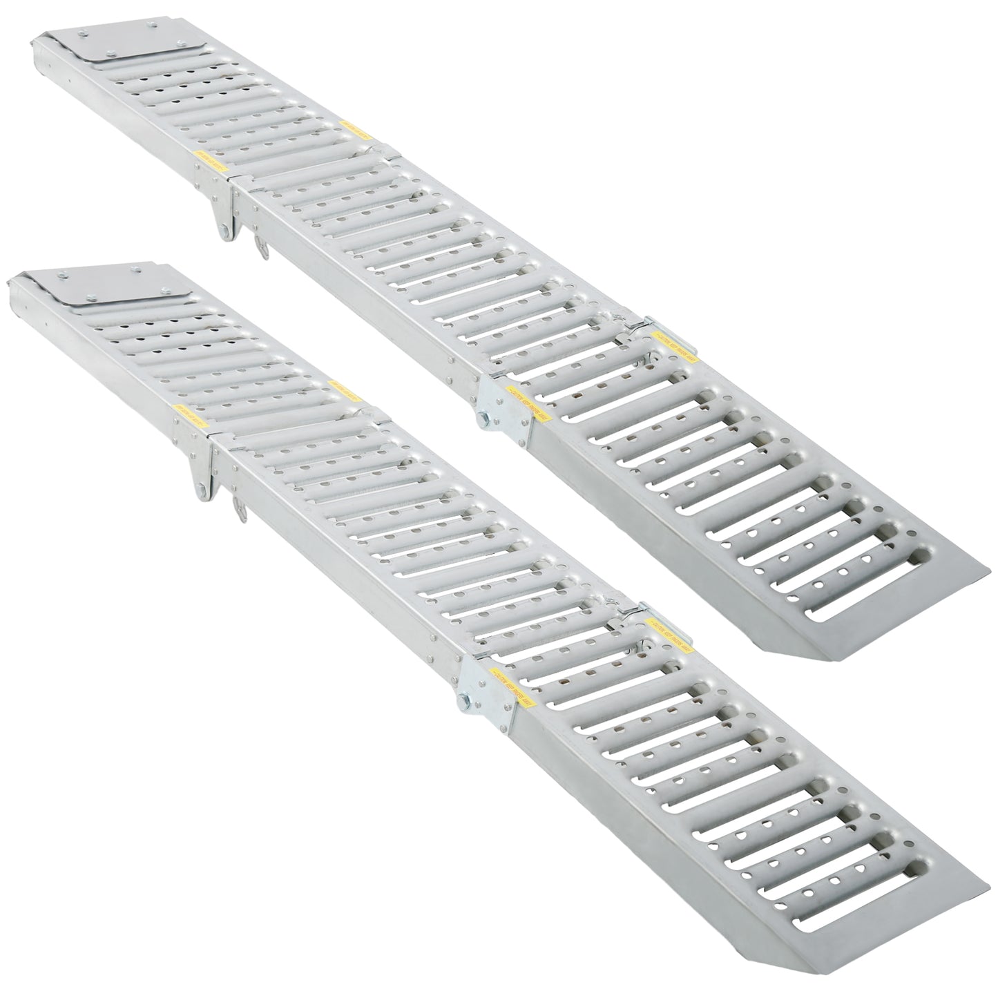 2 Sets Foldable Ferruginous Car Ramp, Portable Easy Fold Lightweight Ramp for Car Truck SUV Motorcycle ATV Bearing Capacity of Expand 1000lbs image 7