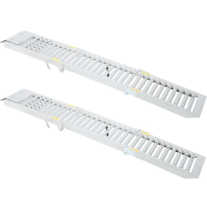 2 Sets Foldable Ferruginous Car Ramp, Portable Easy Fold Lightweight Ramp for Car Truck SUV Motorcycle ATV Bearing Capacity of Expand 1000lbs image 5