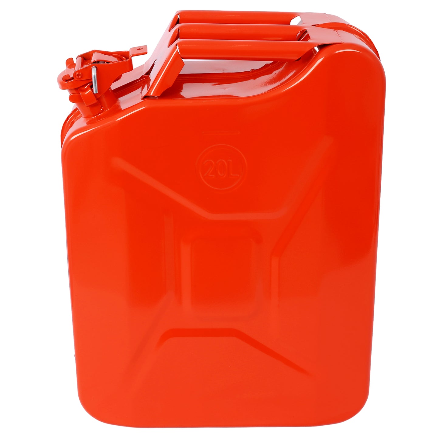 20 Liter (5 Gallon) Jerry Fuel Can with Flexible Spout, Portable Jerry Cans Fuel Tank Steel Fuel Can, Fuels Gasoline Cars, Trucks, Equipment,RED 4pcs/set image 6