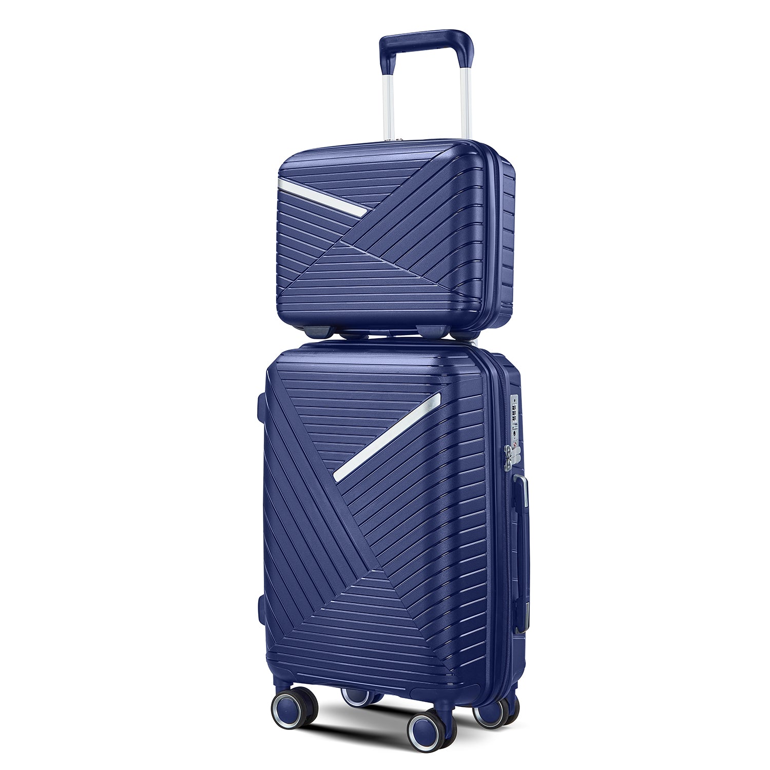 Luggage Sets 4 Piece(14/20/24/28), Expandable Lightweight Suitcase with 4 Double 360 Degrees Mute Spinner Wheels PP Materials Durable TSA Lock Travel Luggage image 11