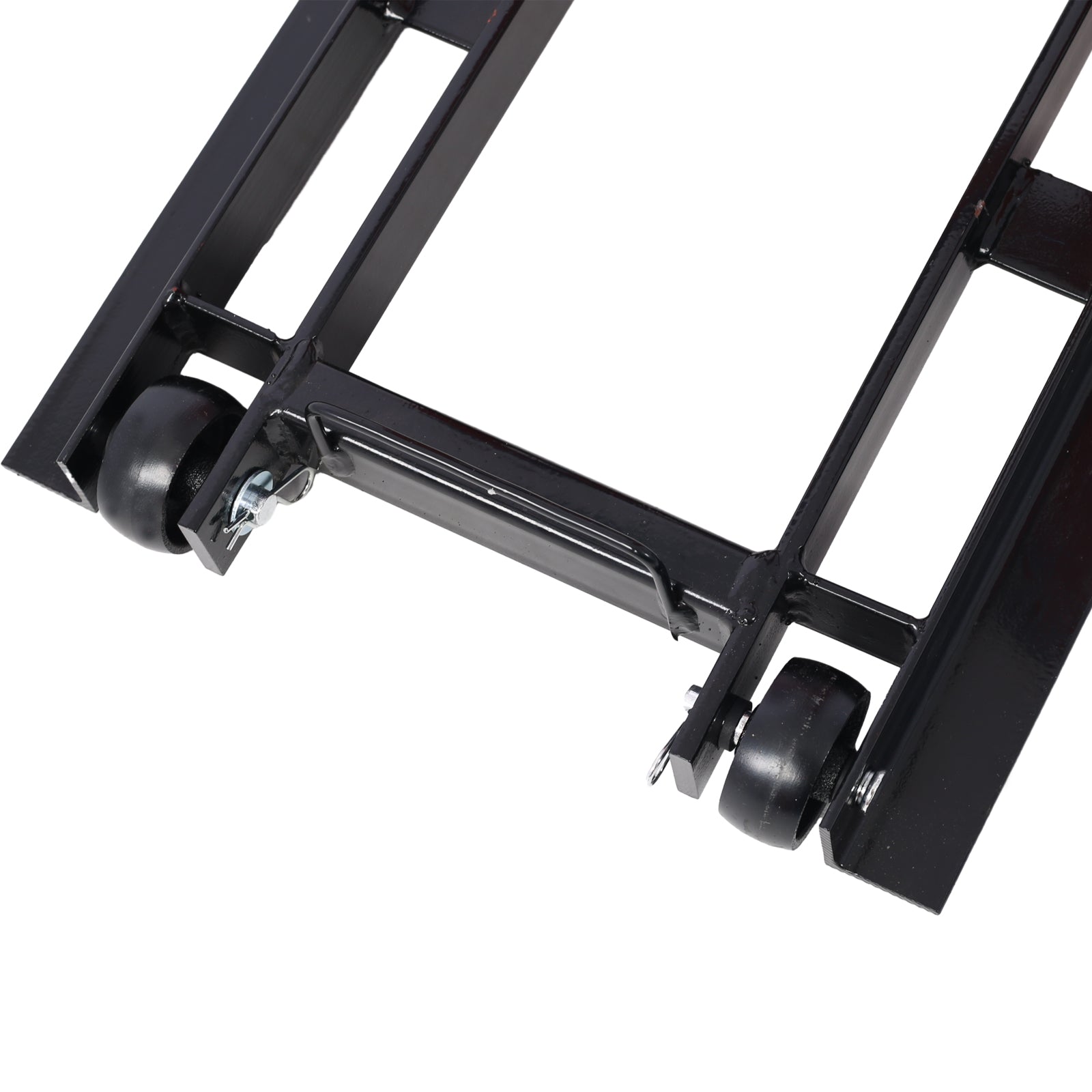 Hydraulic Motorcycle Lift Jack, 1500 LBS Capacity ATV Scissor Lift Jack, Portable Motorcycle Lift Table with 4 Wheels, Hydraulic Foot-Operated Hoist Stand for Motorcycle ATV UTV Powersports image 10