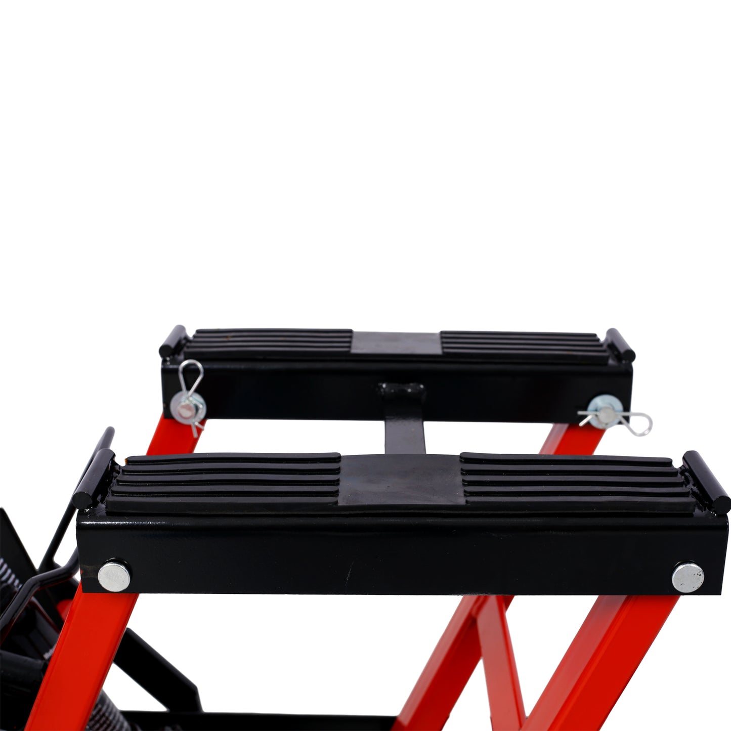 Hydraulic Motorcycle Lift Jack, 1500 LBS Capacity ATV Scissor Lift Jack, Portable Motorcycle Lift Table with 4 Wheels, Hydraulic Foot-Operated Hoist Stand for Motorcycle ATV UTV Powersports image 8