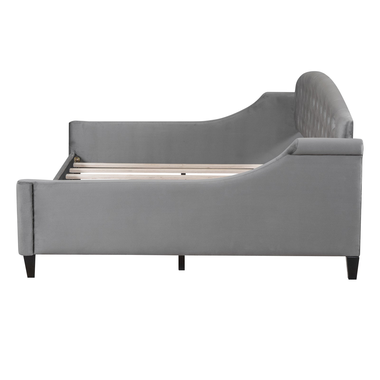 Modern Luxury Tufted Button Daybed, Full, Gray (Old SKU: SM001009AAE,GX001009AAE) image 12