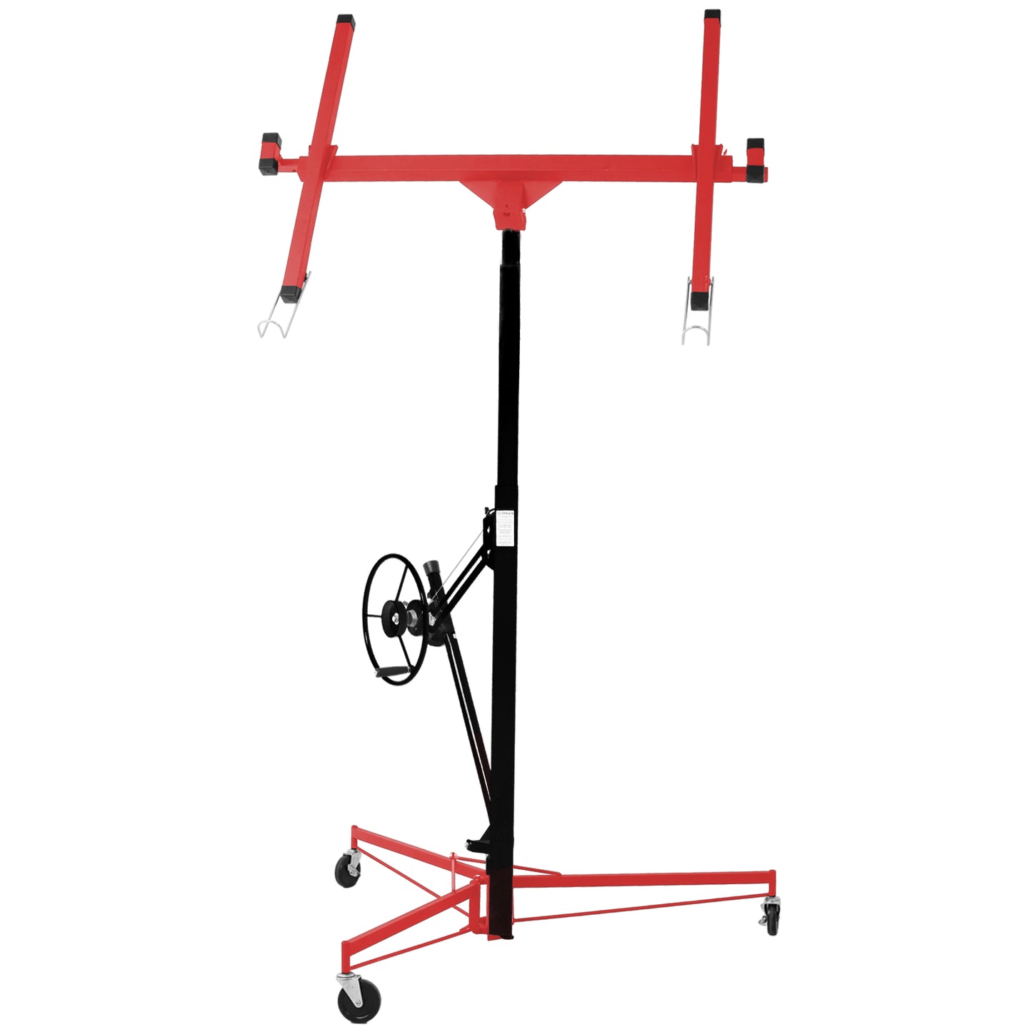 Drywall Lift Panel 11' Lift Drywall Panel Hoist Jack Lifter, RED+BLACK image 1