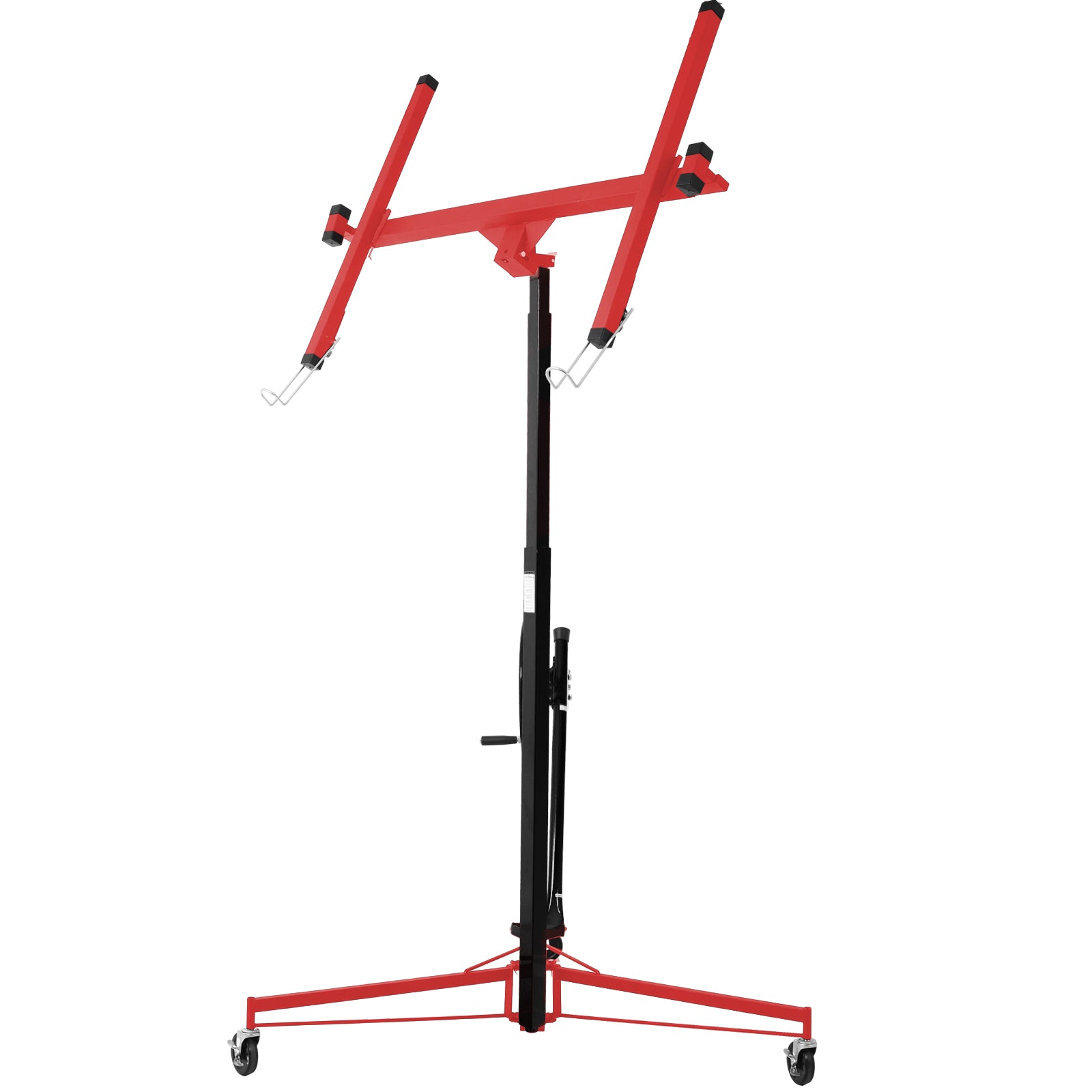 Drywall Lift Panel 11' Lift Drywall Panel Hoist Jack Lifter, RED+BLACK image 7