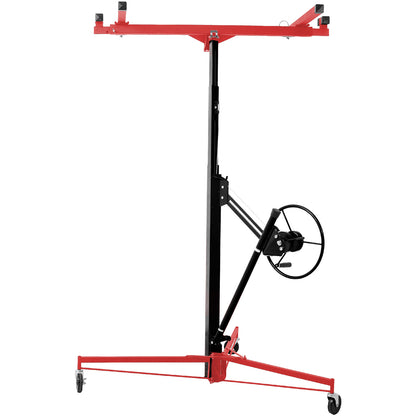 Drywall Lift Panel 11' Lift Drywall Panel Hoist Jack Lifter, RED+BLACK image 4