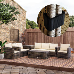 Furniture Clips, Outdoor Sectional Couch Connectors, Wicker Furniture/Chair Clamps for a Module Patio Sofa, Set of 10