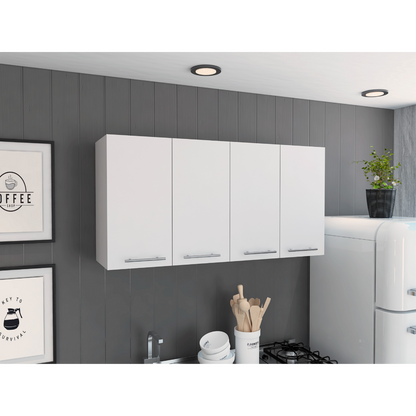Sitka Wall Cabinet, Two Spacious Divisions, Four Doors image 1