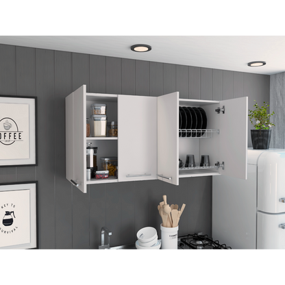 Sitka Wall Cabinet, Two Spacious Divisions, Four Doors image 6