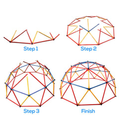 Children Climbing Frame, Universal Exercise Dome Climber, Monkey Bars, Play Center Outdoor Playground For Fun