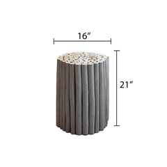 Stylish ET1009-16 End Table Gray for Modern Living Spaces