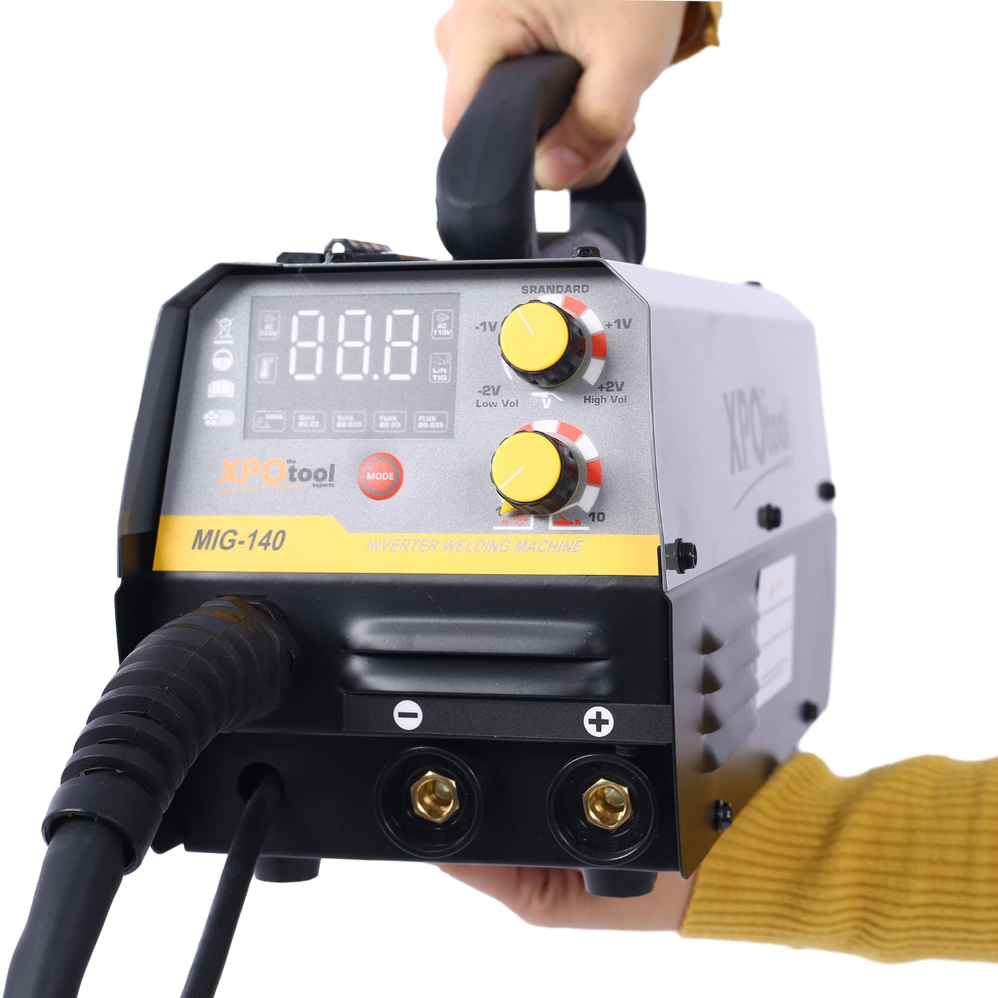 140A MIG Welder,110V/220V Dual Voltage multiprocess welder,Gas Gasless MIG Welding Machine,4 in 1 Flux MIG/Solid Wire/Lift TIG/Stick ARC Welder image 1