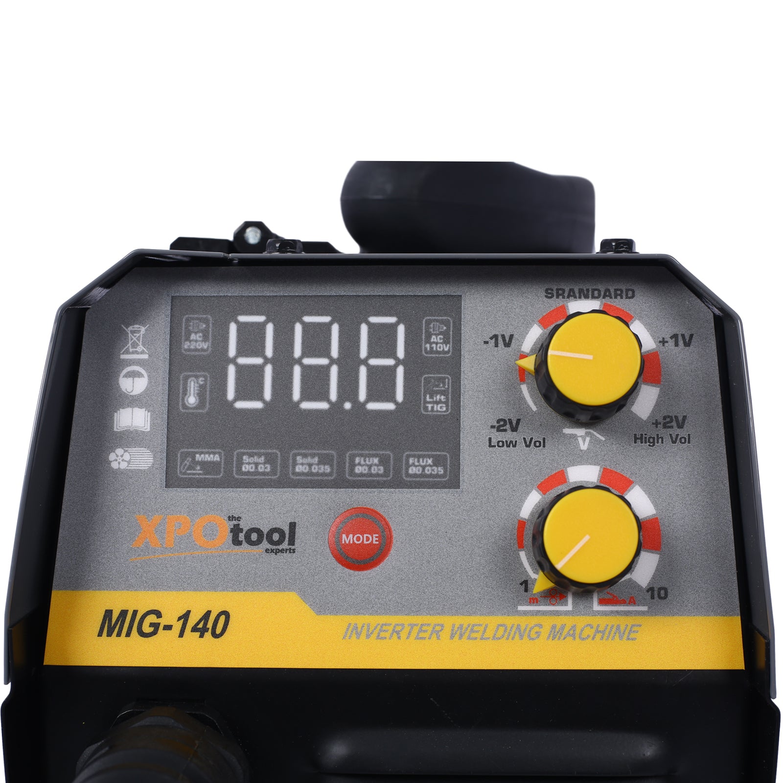 140A MIG Welder,110V/220V Dual Voltage multiprocess welder,Gas Gasless MIG Welding Machine,4 in 1 Flux MIG/Solid Wire/Lift TIG/Stick ARC Welder image 3