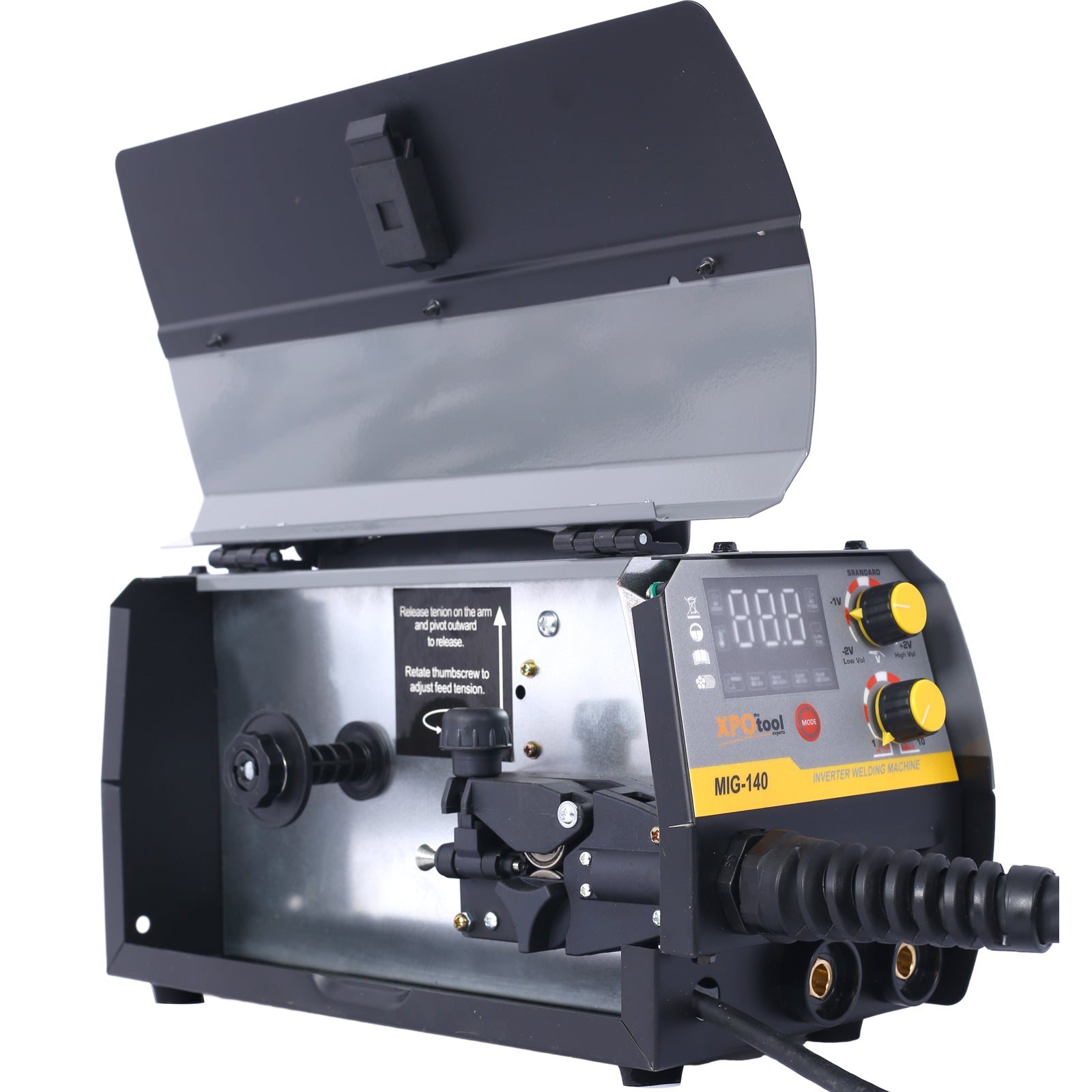 140A MIG Welder,110V/220V Dual Voltage multiprocess welder,Gas Gasless MIG Welding Machine,4 in 1 Flux MIG/Solid Wire/Lift TIG/Stick ARC Welder image 6