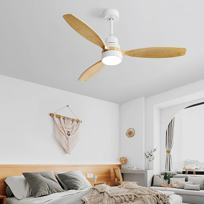 52 Inch Ceiling Fan Light With 6 Speed Remote Reversible Energy-saving DC Motor Remote Control for Bedroom image 6