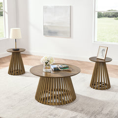 Modern Solid Wood Coffee Table for Living Room | Simple Design