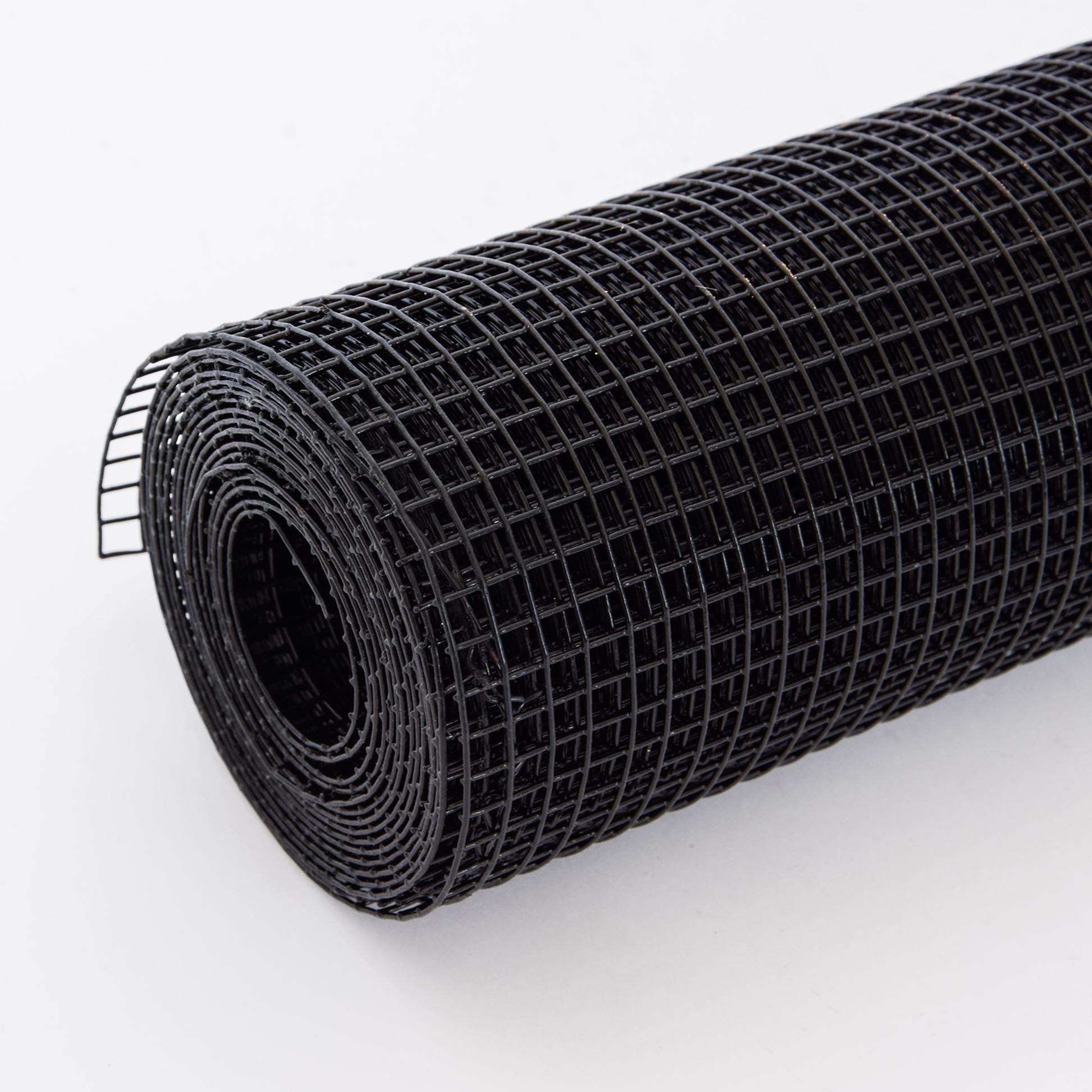 36 inch×100 ft Black Vinyl Coated Hardware Cloth, 21 Gauge 1/4 inch Black PVC Hardware Cloth, Black Welded Wire Fence Supports Poultry-Netting Cage-Home Improvement and Chicken Coop image 1