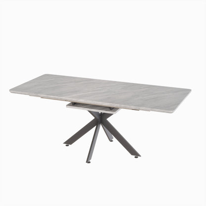 62.4" extendable 78.15" dining Table Set for 6-8 Person for Dining Room,C-shaped Tube Soft padded armless dining chair and Very large Dining Room Table Kitchen Table Chair Set with metal Legs image 7
