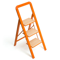 3 Step Folding Step Stool - Lightweight Aluminium Ladder with 580 lbs Capacity