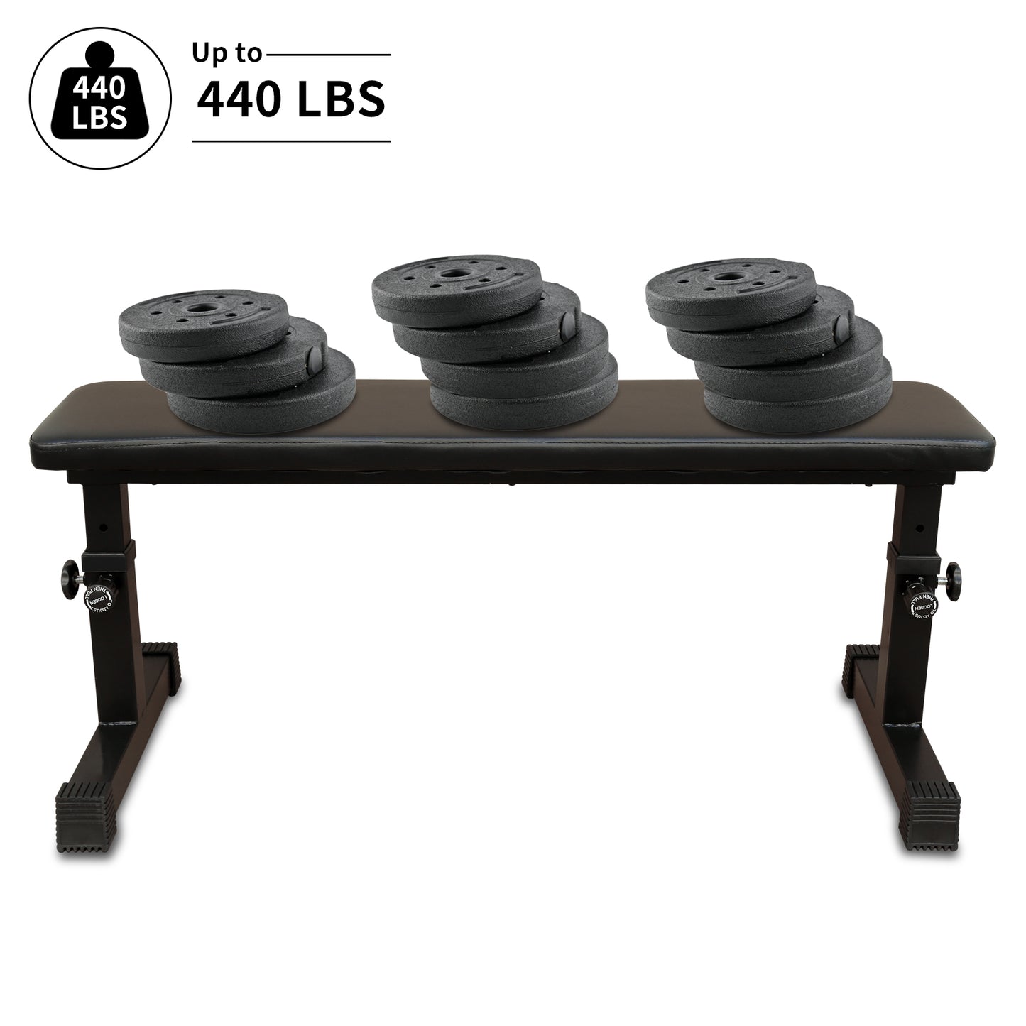 THE Flat Weight Bench for Strength Training W/ 5-Level Adjustable Height image 3