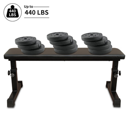 THE Flat Weight Bench for Strength Training W/ 5-Level Adjustable Height image 3