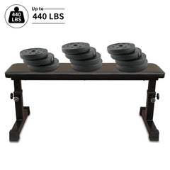 THE Flat Weight Bench for Strength Training W/ 5-Level Adjustable Height