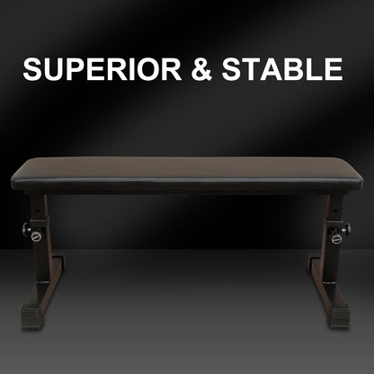 THE Flat Weight Bench for Strength Training W/ 5-Level Adjustable Height image 5
