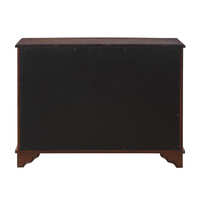 40" Console Table with Storage Shelf, Retro Entryway Table with Adjustable Storage Shelf, Sofa Couch Table for Hallway, Entry Way, Living Room, Foyer, Light Espresso image 10