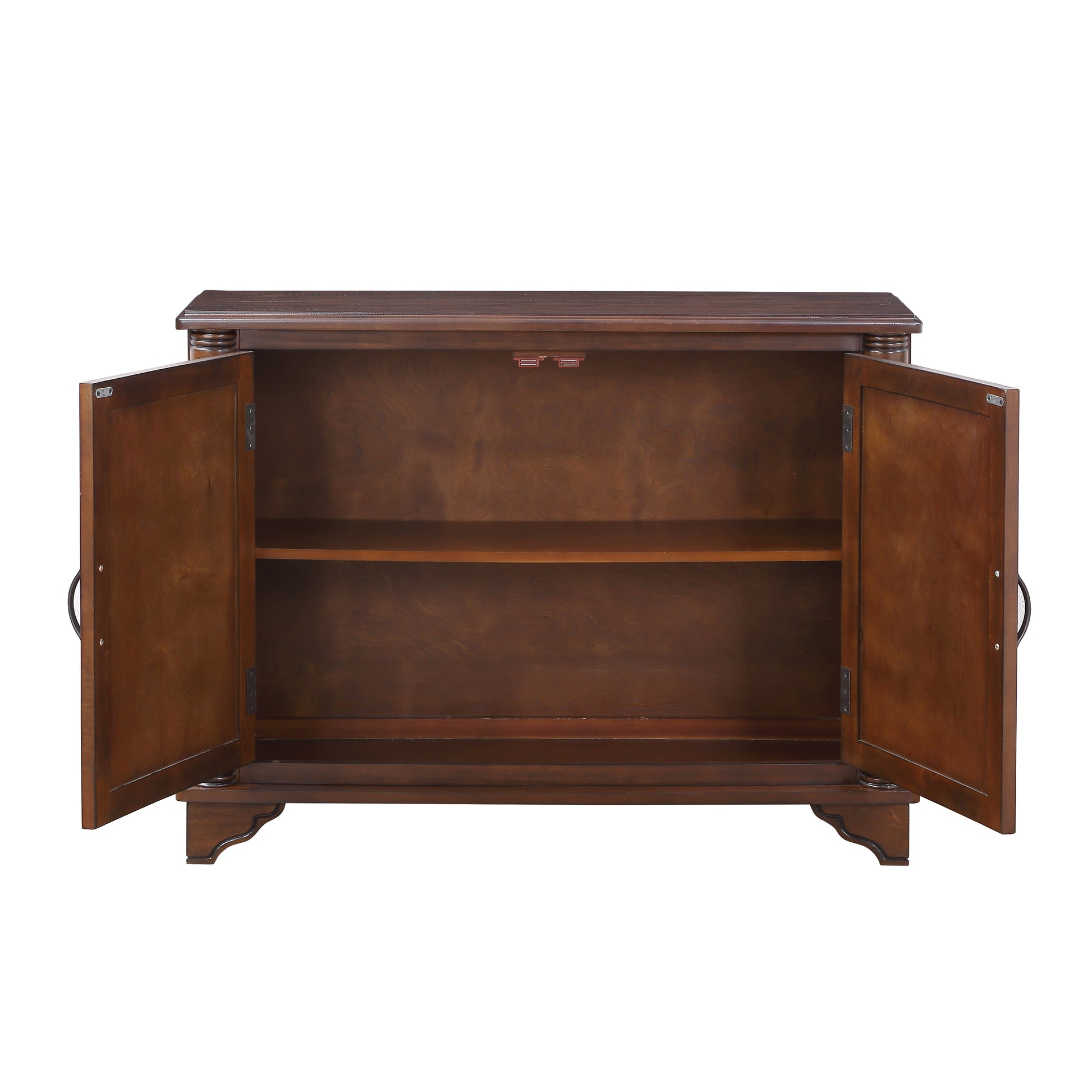40" Console Table with Storage Shelf, Retro Entryway Table with Adjustable Storage Shelf, Sofa Couch Table for Hallway, Entry Way, Living Room, Foyer, Light Espresso image 9